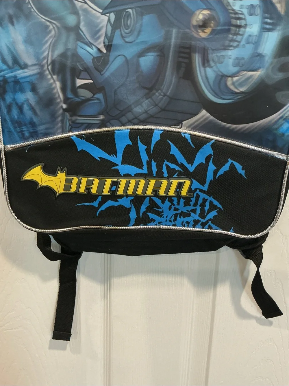 Batman Graphic Blue Boys Backpack